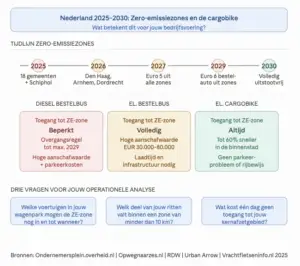 Infographic Zero emissie timeline