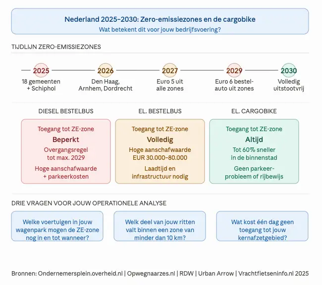 Infographic Zero emissie timeline